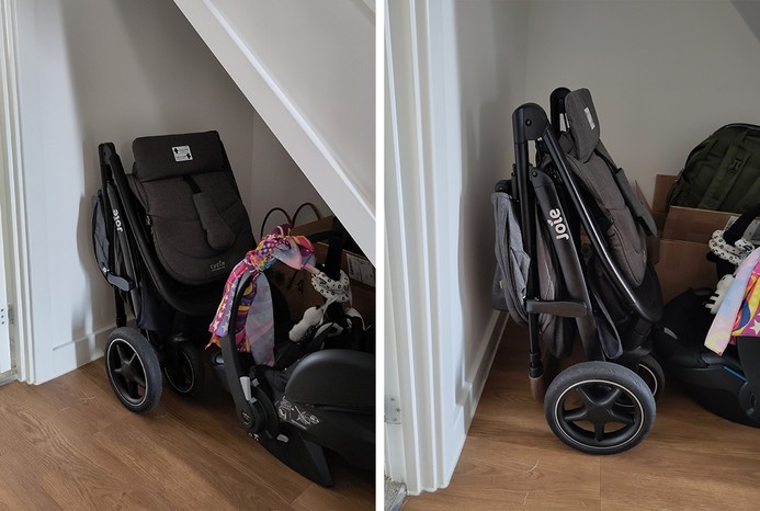 2 pictures of Joie Mytrax Pro pushchair folded