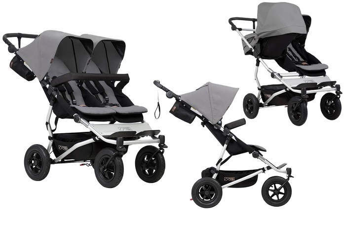 3 Product shots of Mountain Buggy Duet V3