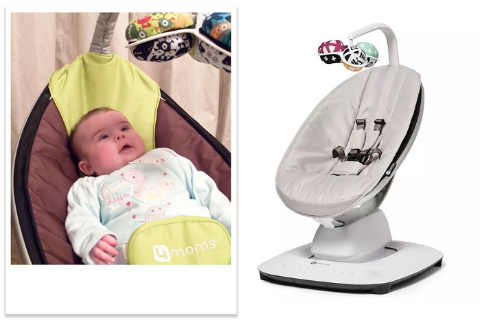 4Moms Mama Roo bouncer tester picture and product shot