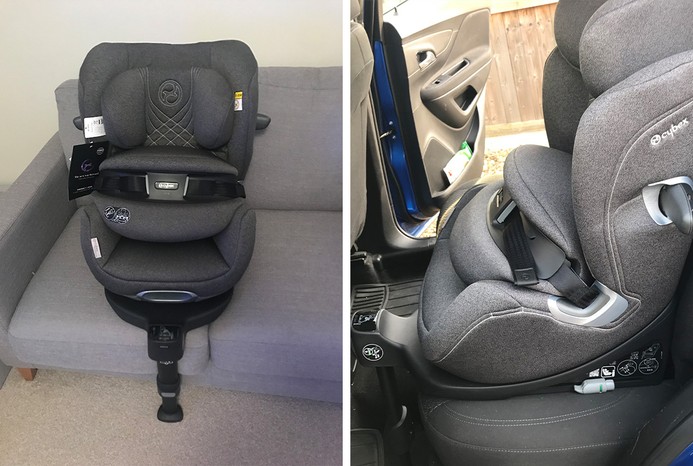 Cybex Anoris T unboxed and in car