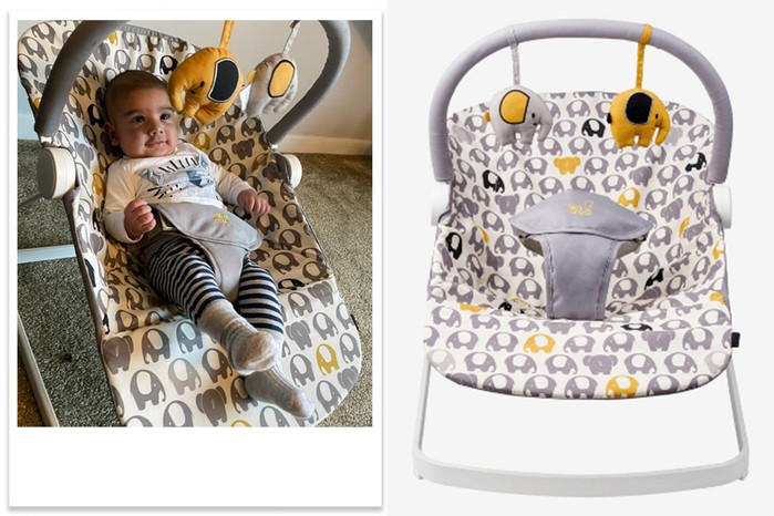 Bababing Float baby bouncer tester picture and product shot