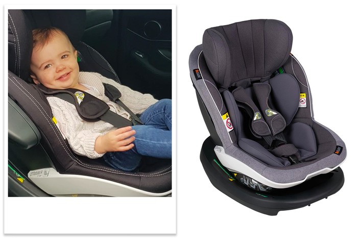 BeSafe iZi Modular AX1 car seat tested with a toddler