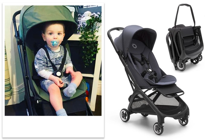 Bugaboo butterfly pushchair tested by a toddler
