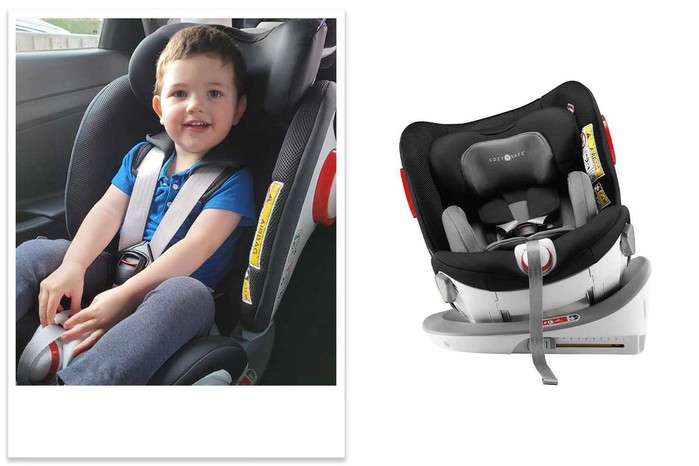 Cozy n Safe Morgan car seat with tester image