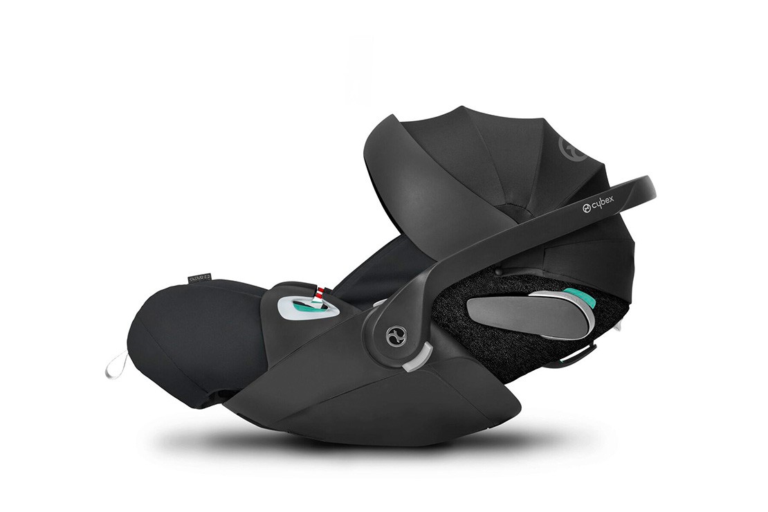 Cybex Cloud z2 recline view from the side
