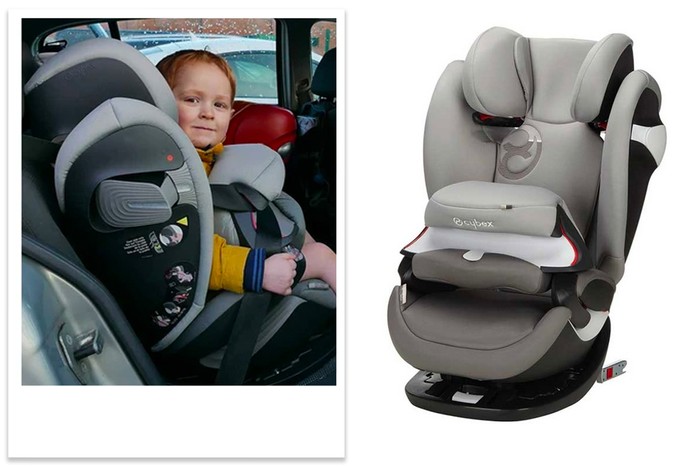 Cybex Pallas S-Fix car seat tested with a toddler