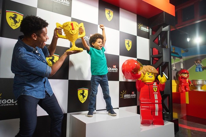 Legoland ferrari build and drive experience