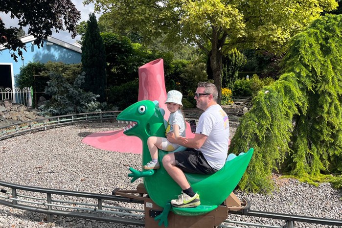 George Dinosaur at Peppa Pig World