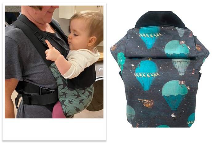 Integra baby carrier tested with a baby