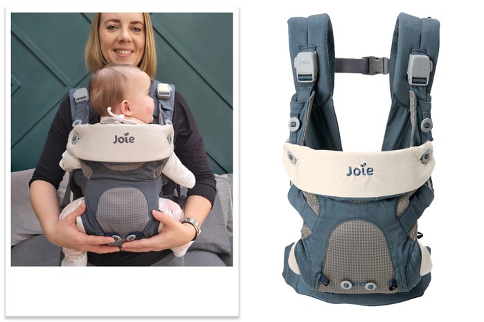 Joie Savvy baby carrier tested with a baby