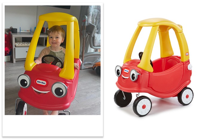 Little Tikes Cozy Coupe tester picture and product shot