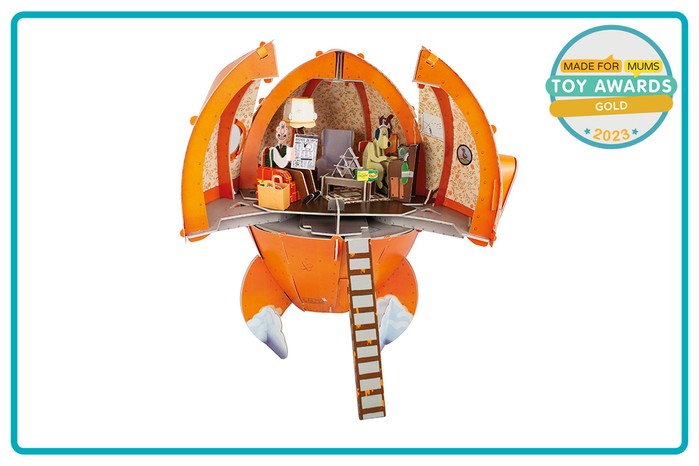MadeForMums Toy Awards Gold winner Build Your Own - Wallace Gromit Rocket