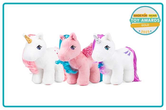 MadeForMums Toy Awards Gold winner My Little Pony 40th Anniversary Unicorn and Pegasus Plush