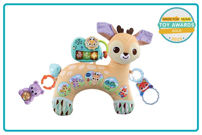 MadeforMums Toy Awards Gold Winner VTech 4-in-1 Tummy Time Fawn