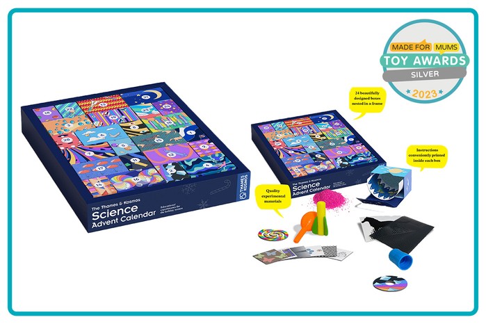 MadeForMums Toy Awards Silver Winner Thames and Kosmos Science Advent Calendar
