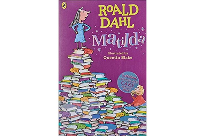 Roald Dahl Matilda book cover