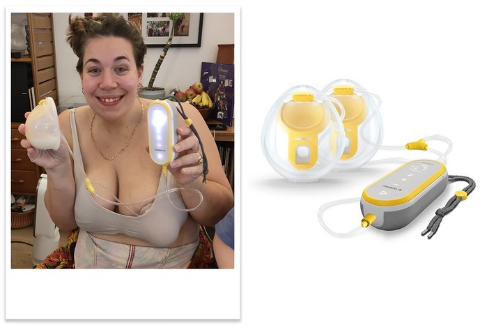 Medela Freestyle Hands-free Double Electric Wearable Breast Pump tester picture and product shot
