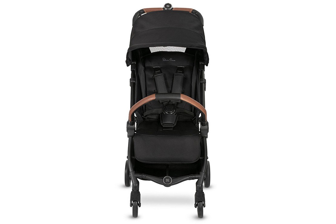 Product shot of the Silver Cross Jet 3 pushchair front view