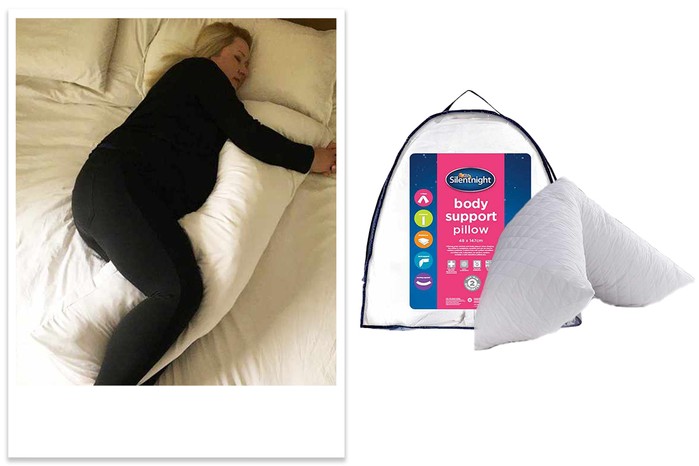 silentnight body support pillow tested by pregnant mum