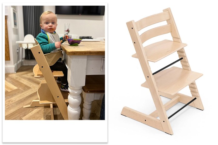 stokke tripp trapp being tested