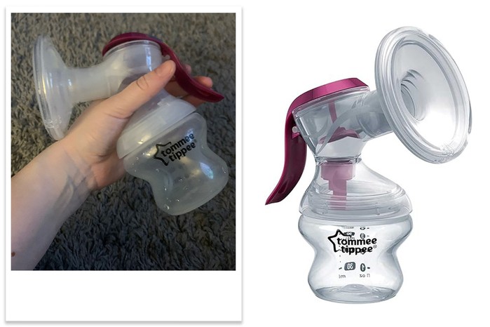 Tommee Tippee Made For Me Single Manual Breast Pump tested by mum Hannah