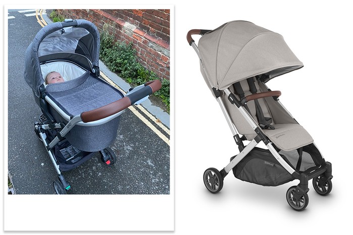 UPPAbaby Minu V2 tester picture and product shot