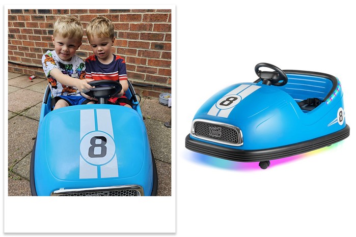 Xootz Big Bumper Car - Electric Ride-On tester picture and product shot