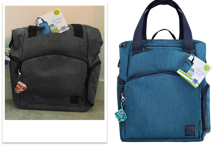Bambino Mio Baby and Beyond Change Bag being tested