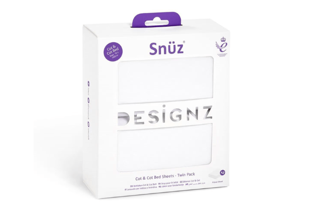 Snüz Cot & Cotbed 2 Pack Fitted Sheet
