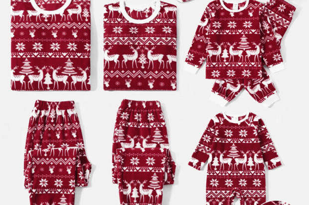 Christmas Family Matching Festival All-over Print Long-sleeve Pajamas Sets
